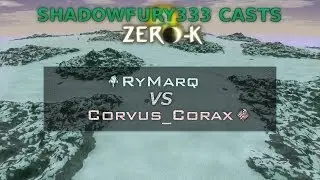 2014/05/27: RyMarq(J) vs Corvus Corax(HT) on Dual Icy Run - Zero-K