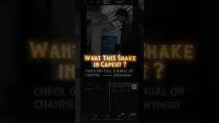 Cool Shake in Capcut Tutorial 🔥#shorts #capcut #capcuttutorial