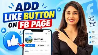 How to add like button on Facebook page (2026)