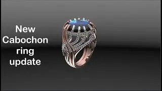 ||Making of Cabochon stone Twist Ring in Matrix9 ||Diamond  Ring Tutorial ||Jewelry Cad Design ||3D