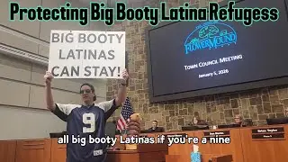 Protecting Big Booty Latina Refugees from Venezuela at City Hall