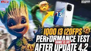 iQOO 13 120 FPS PERFORMENCE TEST AFTER ORIGINOS 6🔥#bgmilive #120fps #iqoo13 #shortsfeed