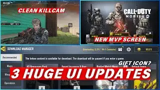 NEW CODM SEASON 2 UI UPDATES! 📱 Killcam, MVP Screen & Secret Gift Icon?