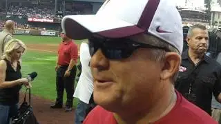Todd Graham 1st pitch