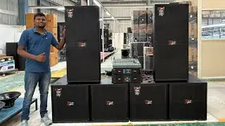 M PRO DJ Setup 2 Top 2 Duall Bass 4000 Watts Bass 1100 watts Top | Mobile DJ Setup | Starting Setup