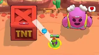 GIANT TNT + GIANT SPIKE! DON'T HIT IT! Brawl Stars Funny Moments & Fails ep.296