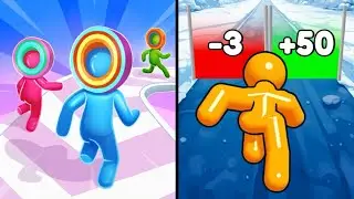 Tall Man Run Vs Layer Man Run 😎🥶 Max All Levels Android ios Gameplay Ep 699