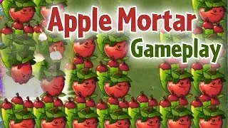 Plants vs Zombies 2 - New Plant Gameplay: Apple Mortar in Action