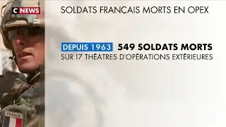 L'hommage aux 549 morts en &laquo;Opex&raquo;