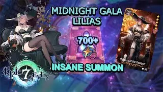 Midnight Gala Lilias Insane Summon | 700+ Covenant Bookmark | Epic 7 | #epicseven #lilias  #summons