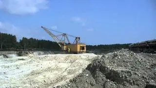 ESh-6/45 old soviet dragline/ ЭШ-6/45 шагающий драглайн