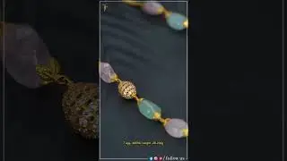 This 💕stone-studded necklace is made of gold brass and conveys a sense of royalty 👰🏻&zwj;♀️