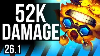 ZIGGS vs YASUO (MID) | Good KDA: 9/1/17, 52K damage | EUW Diamond | 26.1