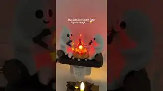 😍I love this cute ghost 👻 night light, perfect for Halloween and holiday 🎃🔥 #glowlight #spooky