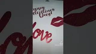 valentines day cake topper set