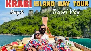 Krabi island Day Tour- Special Long Tail Boat 😍 #krabivlog #thailandtravel #youtubevideo