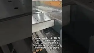 Circular saw to cut 2024 T4 cut long aluminum plate