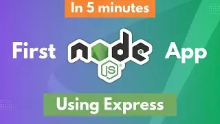 Build First NodeJS App Using Express | In 5 minutes #nodejs #express