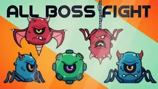 All Boss Fight | Red Bounce - Ball seasons 4 | Just Gameplay