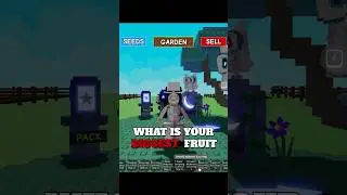 Whats Your biggest Fruit In Grow a Garden #growagarden  #roblox