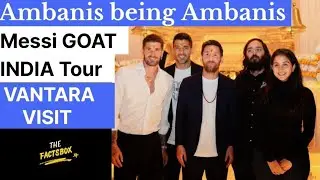 Messi tour to Vantara, Ambanis being Ambani #messi#news