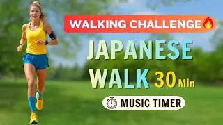 Japanese Walking Workout at Home 🚶‍♀️ 30-Minute Low-Impact Walk to Burn Belly Fat & Boost Metabolism