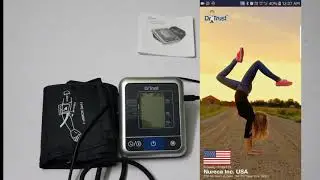 Dr Trust BP A-One Max Connect Bluetooth Dual Talking Digital Blood Pressure Testing Monitor Machine