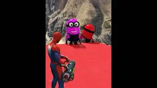 Epic Spider-Man Ragdoll Fails in GTA 5! 😆 #FunnyMoments #SpiderMan #GTA5