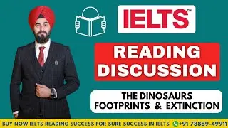 The Dinosaurs Footprints And Extinction Reading With Answers By Ramandeep Sir |IELTS Reading Answers