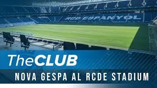 El RCDE Stadium ja llueix la nova gespa h&iacute;brida