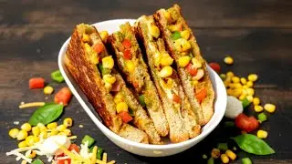 🌙 Ramadan Series (Ep-1 ) 🥪 Veg Sandwich creamy Cheesy & Veggies  Recipe, Perfect For ✨Iftar Time🤗