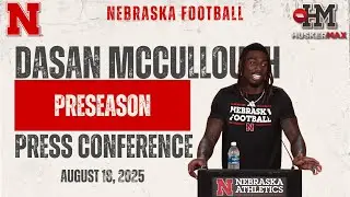 Nebraska Football Linebacker Dasan McCullough - Preseason August 16, 2025