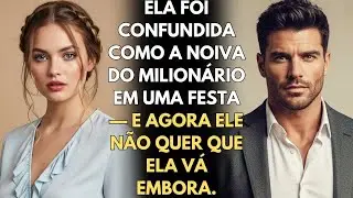 Ela foi confundida como a noiva do milionário em uma festa — e agora ele não quer que ela vá embora