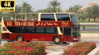 【4K】Big Bus Abu Dhabi — Трансфер до Мечети Шейха Зайда и Экскурсия по Городу — 60 fps