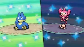 LIVE Shiny Munchlax and Aipom in Pok&eacute;mon Platinum (+ 1 bonus shiny!)