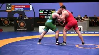 Qual. GR - 130 kg: A. YOUSOFIAHMAD (IRI) v. R. FRIDRIKAS (LTU)