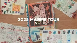 the first part is done! 🌀2025 completed Journal tour (Magpie & Daily Log)