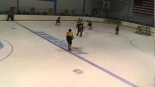 Austin Frost scores a goal against Potomac