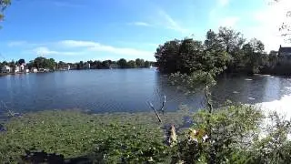 Flax Pond, Lynn MA - Northern side of Flax Pond rest area.