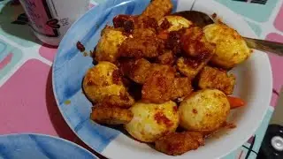 SAMBEL GORENG TEMPE DAN TELUR #food #dailyvlog 
