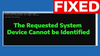 How To Fix bootrec rebuildbcd The Requested System Device Cannot be Identified