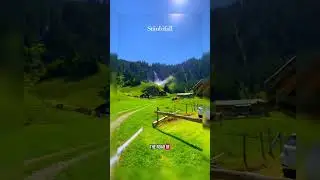 💦famous waterfalls in switzerland | most beautiful place #shorts #waterfall #travel
