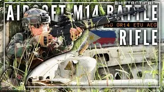 M14 Battle Rifle in Airsoft | G&G GR14 ETU Gameplay | PH