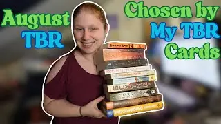 ✨TBR cards choose my reads for August!✨📚