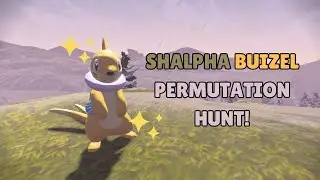 Finding Shiny Alpha Buizel in Pokemon Legends Arceus!
