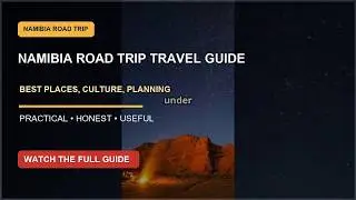 Namibia Road Trip 2025 | Red Dunes to Starry Nights 🏜️🌌