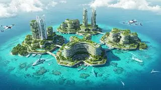 Earth 2100 AI's Vision of a Green Utopian Megacity | 4K Cinematic Future