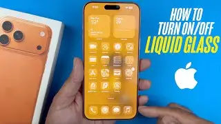 iPhone 17 Pro Max - How To Turn ON Liquid Glass Icons