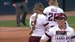 NCAA Softball 2019 : Texas A&M vs  #16 Auburn Mar 16
