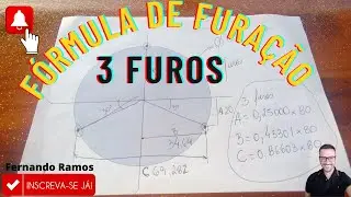 Fórmula de furação 3 furos equidistantes ( Dica de fresador )